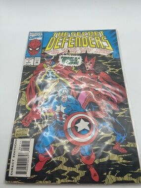 Marvel The Secret Defenders Comic Book - Blue, Red, Black
